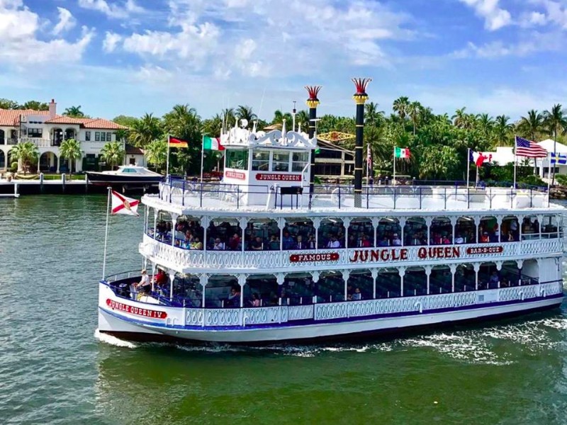 Tour Fort Lauderdale, Florida on the Jungle Queen Riverboat Cruise