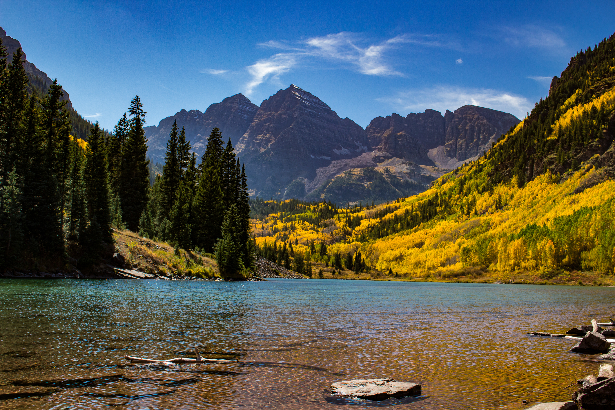 Maroon Bells in Aspen, Colorado