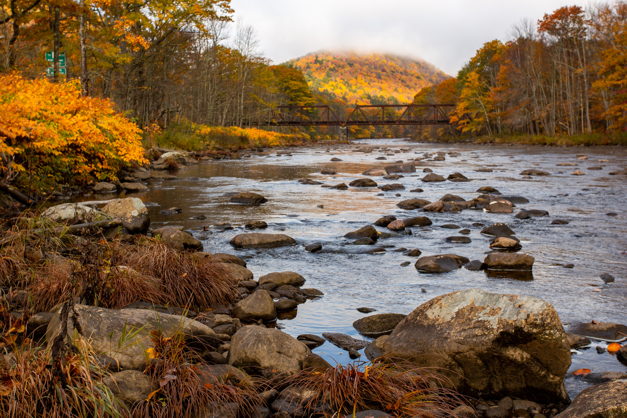 Deerfield River in the Berkshires 