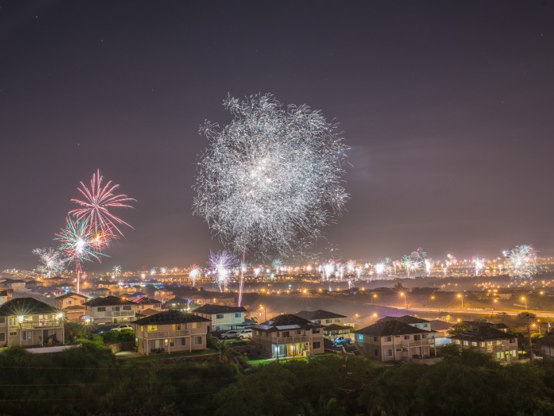 Oahu fireworks