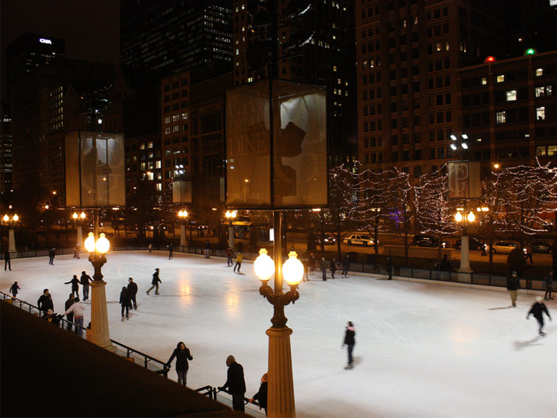 McCormick Tribune Ice Rink at Millennium Park, Chicago