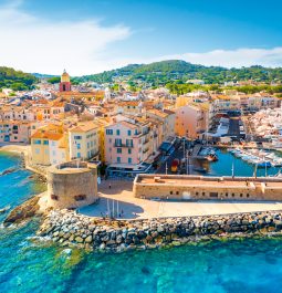 View of the city of Saint-Tropez