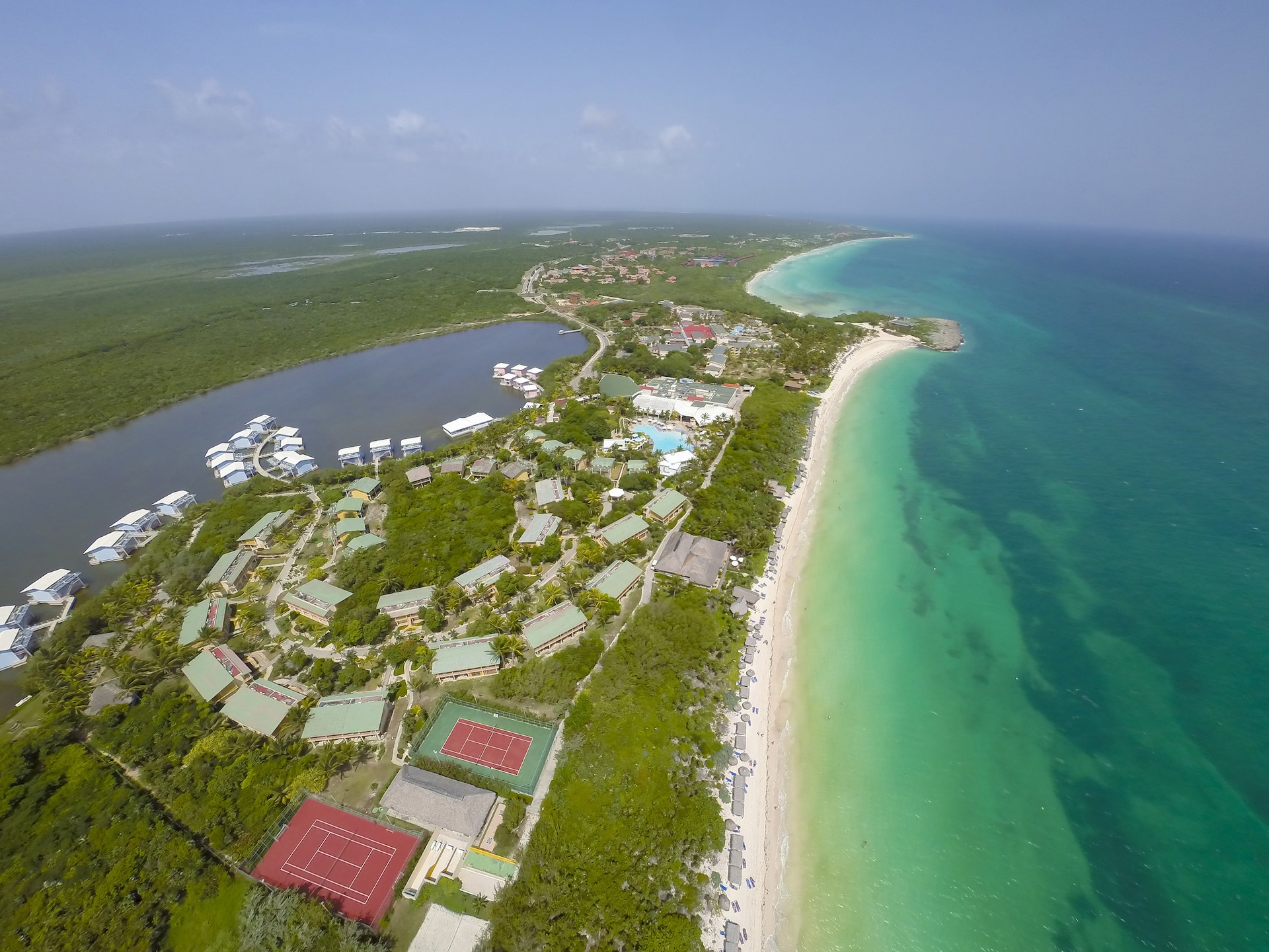 Aerial view of Melia Cayo Coco