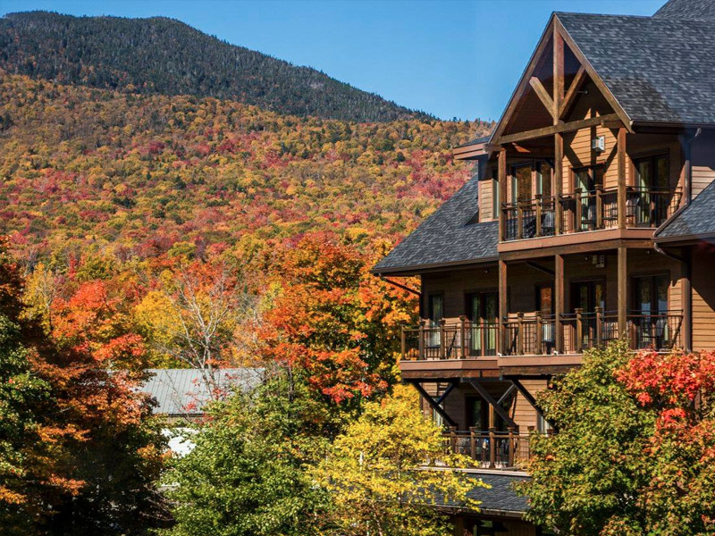 fall colors at Jay Peak Resort