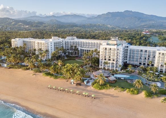 exterior view of Wyndham Grand Rio Mar Golf & Beach Resort
