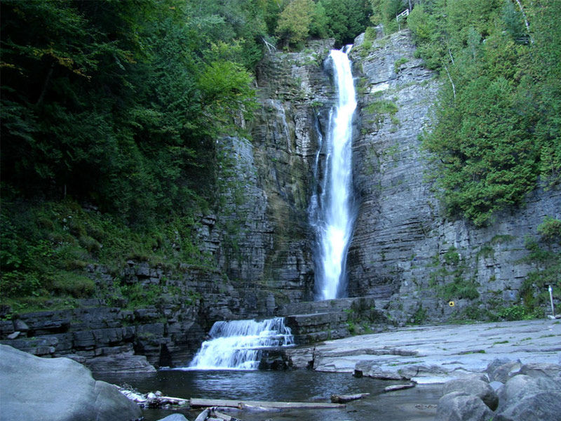  Jean-Larose Waterfall, Mont Saint-Anne, Quebec, Canada