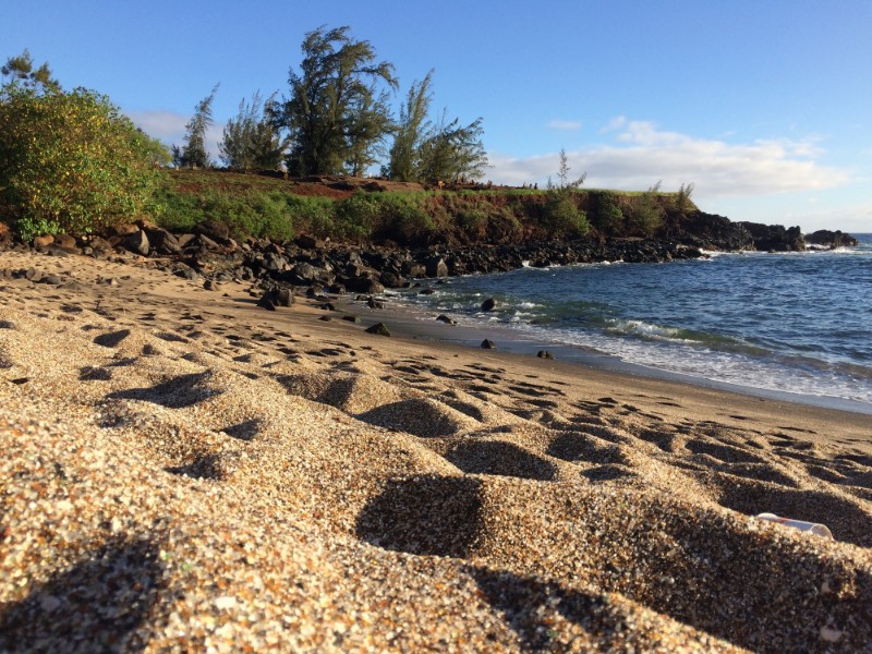 Glass Beach in Hanapepe on Kauai Island