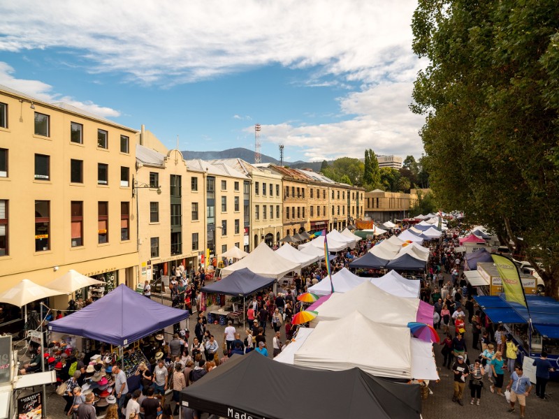 Salamanca Market in Hobart