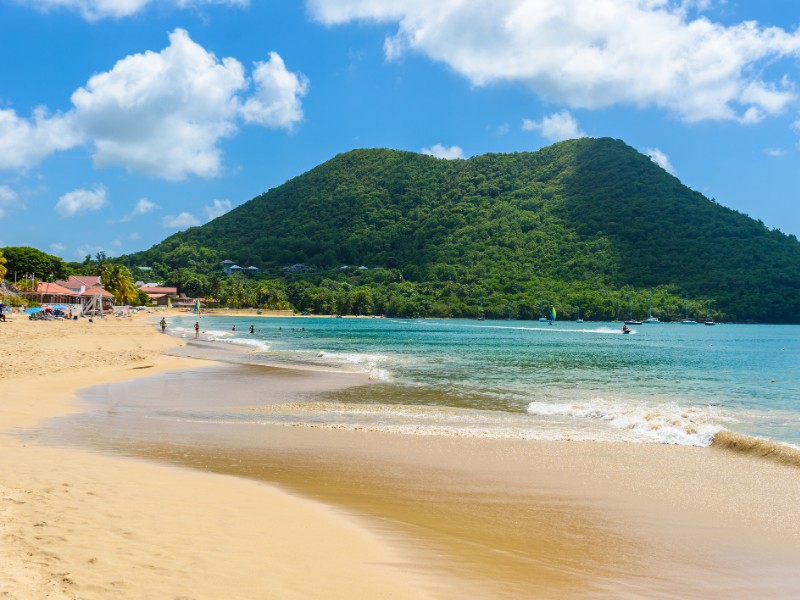 Reduit Beach in St. Lucia