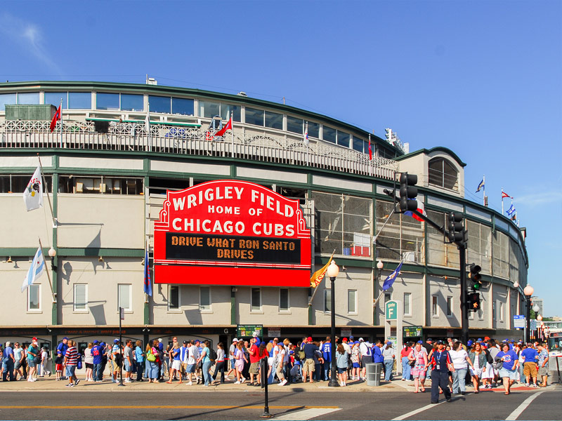 Chicago Cubs Fanatics Branded Iconic Wrigley Field to London