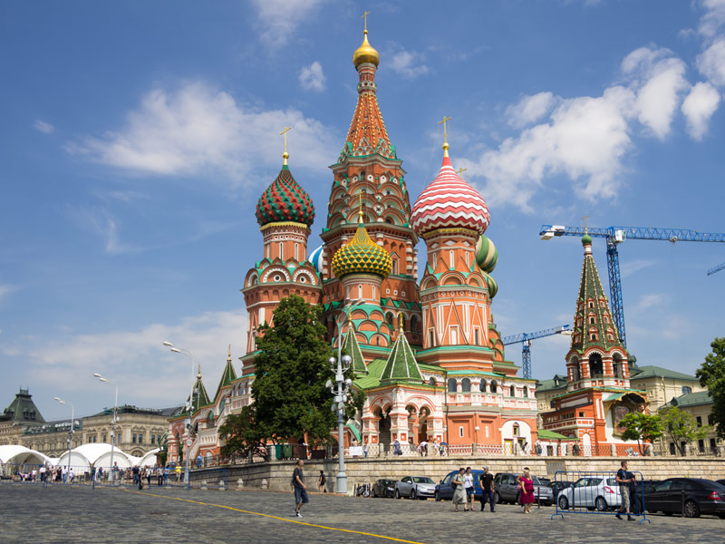 Saint Basil's Cathedral, Moscow, Russia