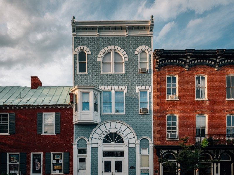 The Opera House in downtown Shepherdstown, West Virginia