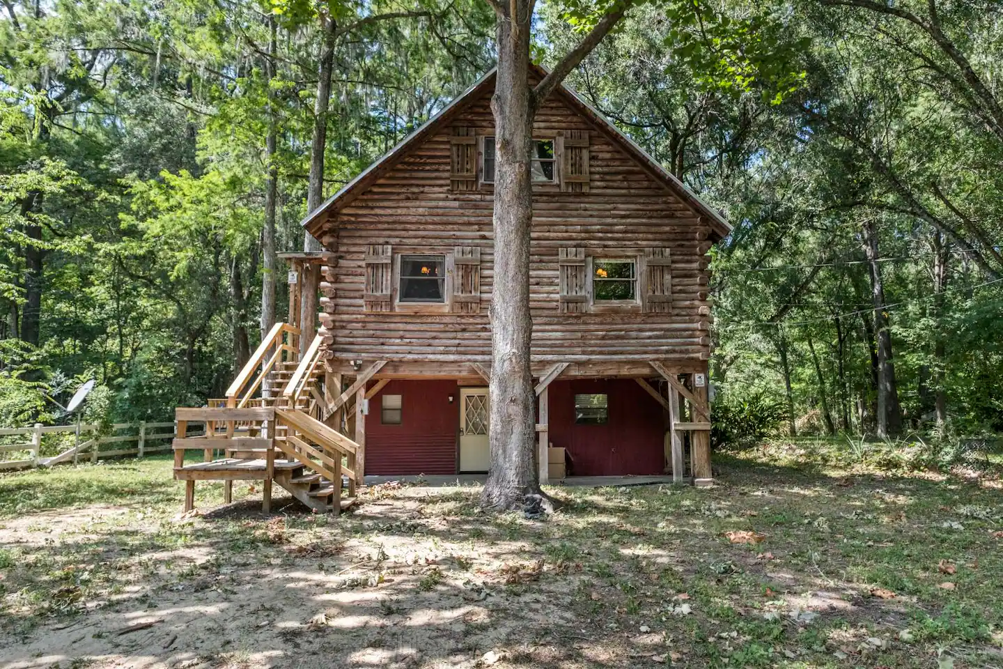 Log Cabin on the River