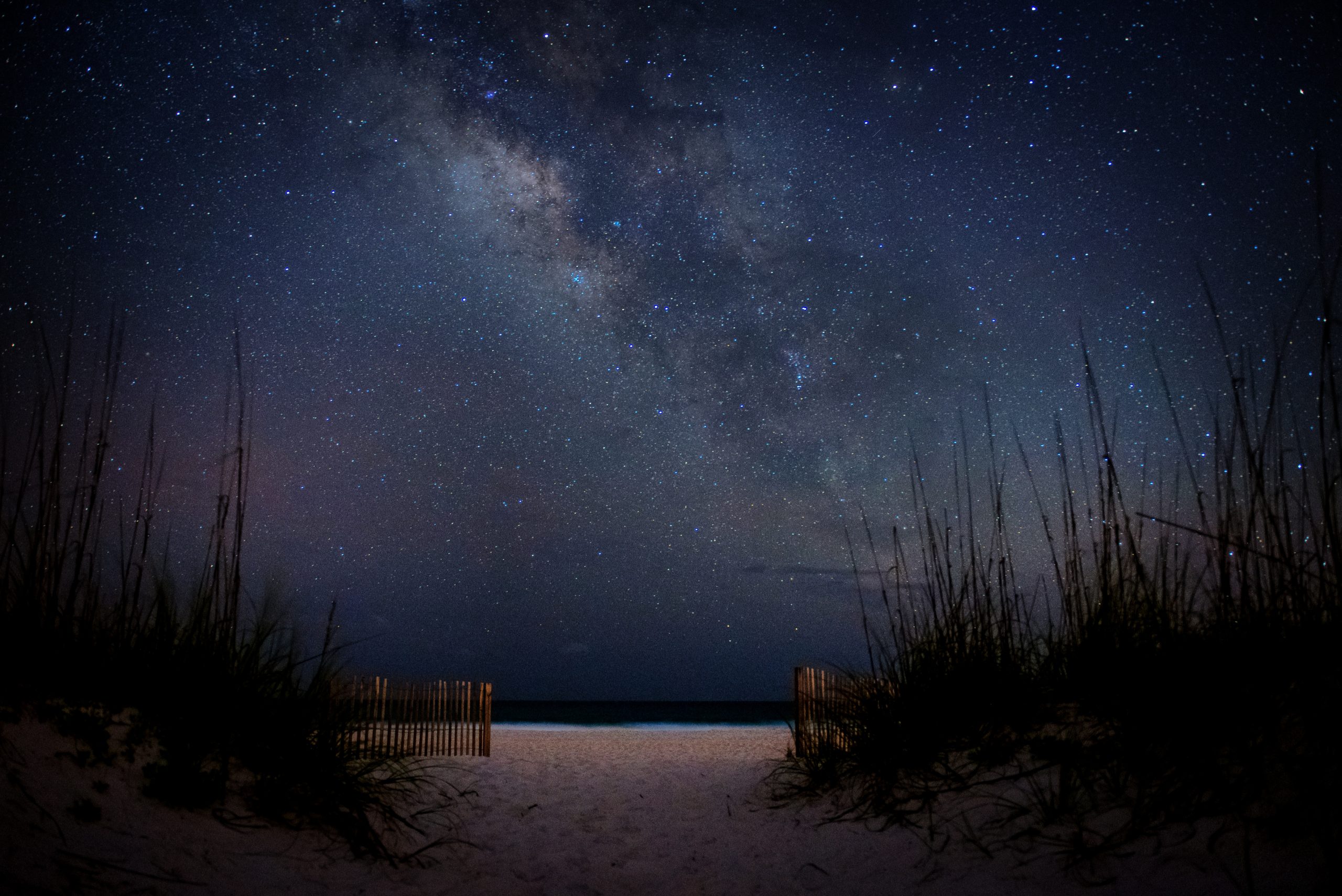 The Milky Way in Pensacola, Florida