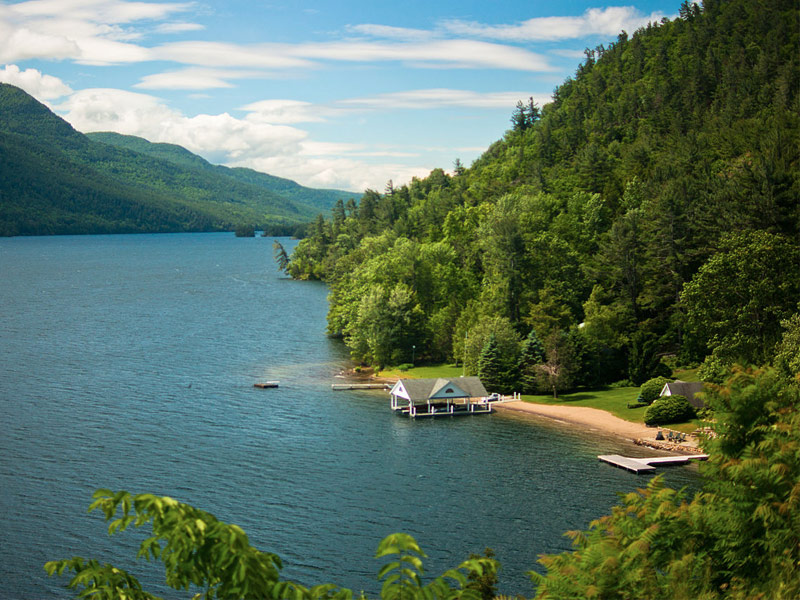 Lake George in the Adirondack Mountains