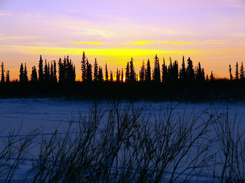 Boot Lake sunset