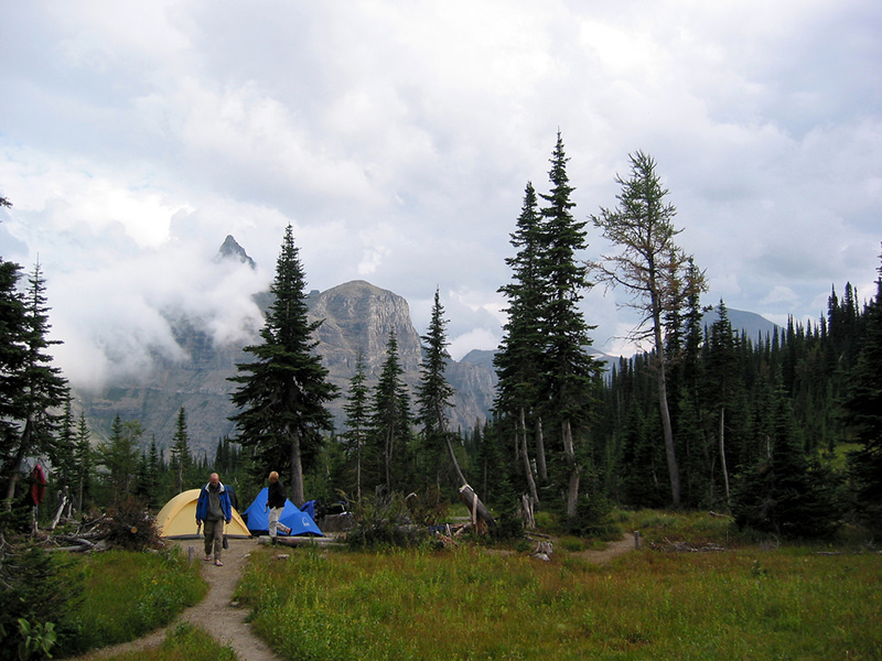 Backcountry camping