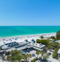 aerial view of The SandBar Restaurant