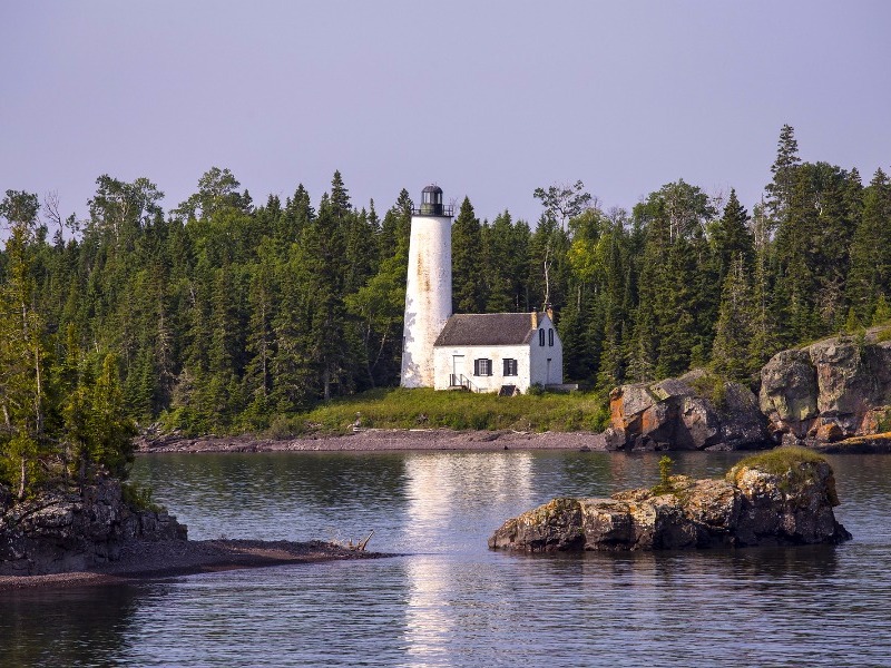 Rock Harbor Lighthouse, Isle Royale National Park,