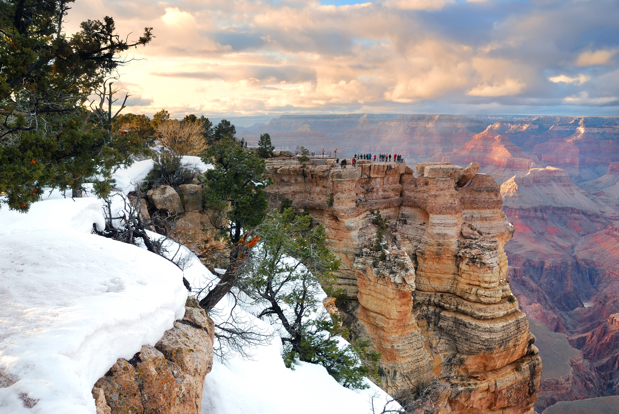 Grand Canyon in winter