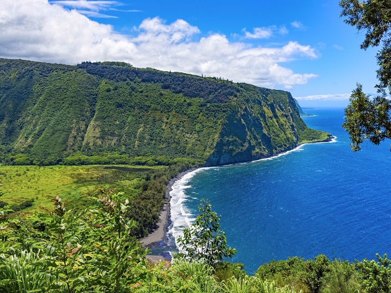 Waipio Valley near Hawi, Big Island, Hawaii