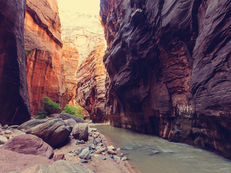 The Narrows in Zion National Park