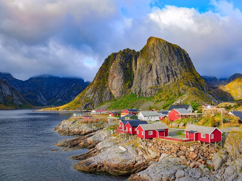 Stunning town of Reine, Lofoten Islands, Norway