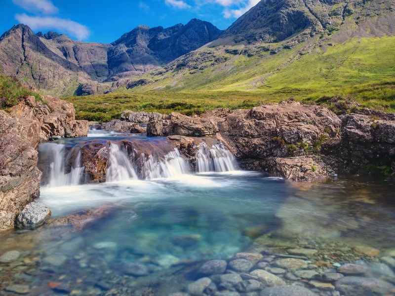 Fairy pools, Isle of Skye, Scotland