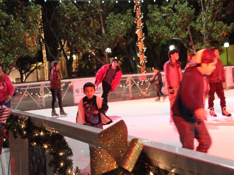 Pershing Square ice rink