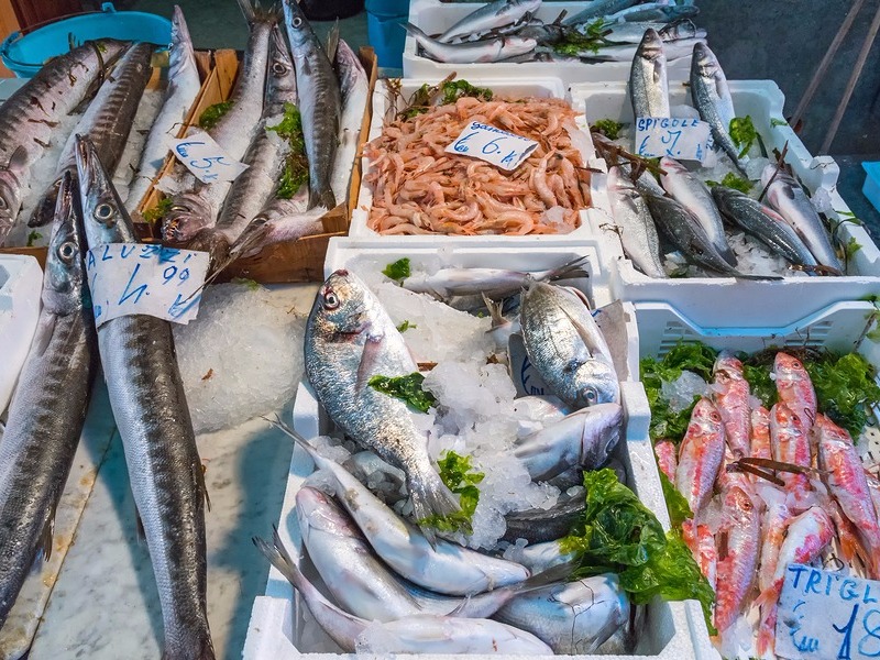 Market stand in Palermo