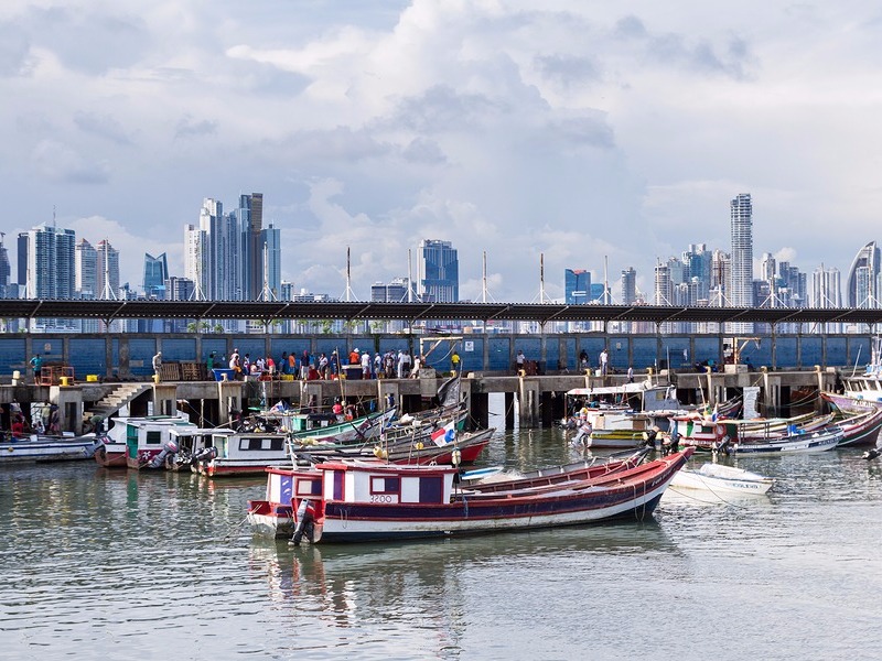 Panama City fishing boats