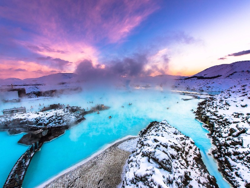 Blue Lagoon near Reykjavik, Iceland