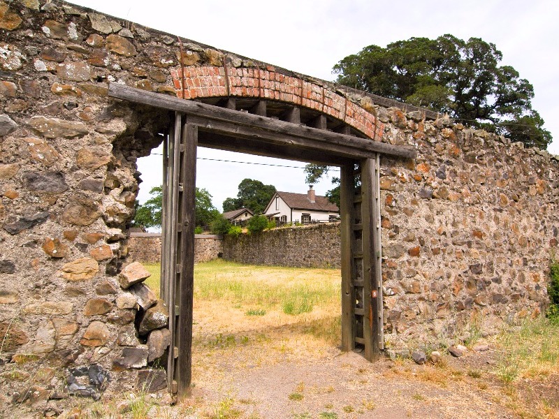 ruins at Jack London Square Historic State Park