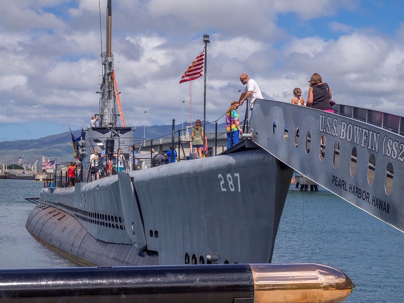 USS Bowfin submarine in Pearl Harbor museum 