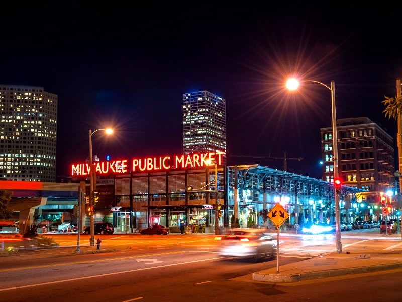 The Milwaukee Public Market in the Historic Third Ward 