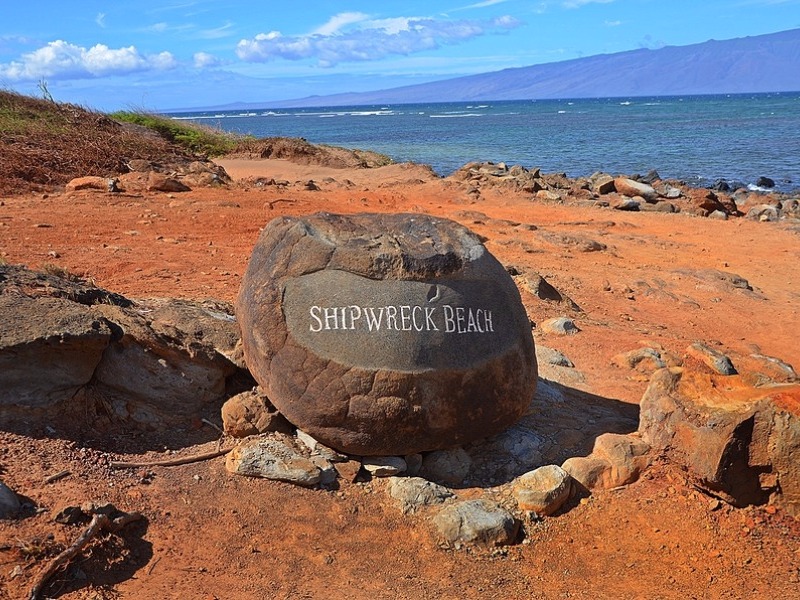 Shipwreck Beach in Lanai, Hawaii