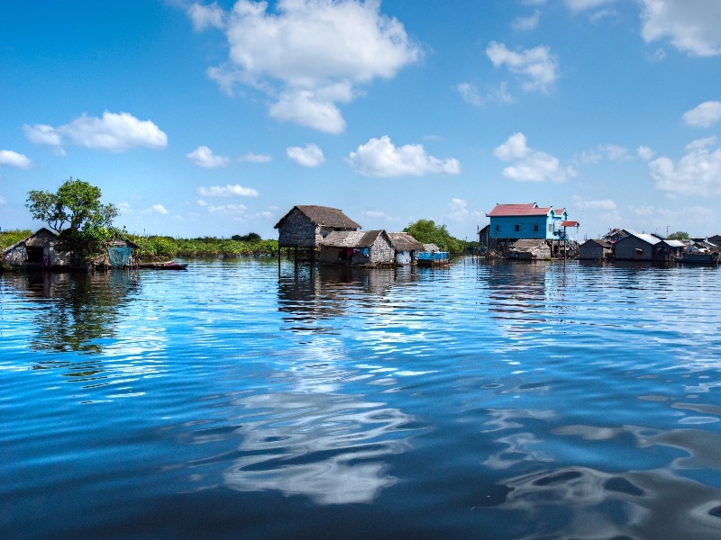 Tonle Sap Lake near Battambang 