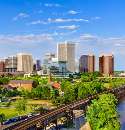 skyline daytime views of Richmond