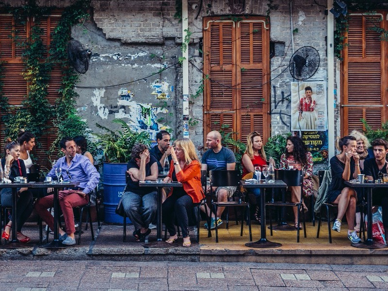 Rothschild Boulevard in Tel Aviv