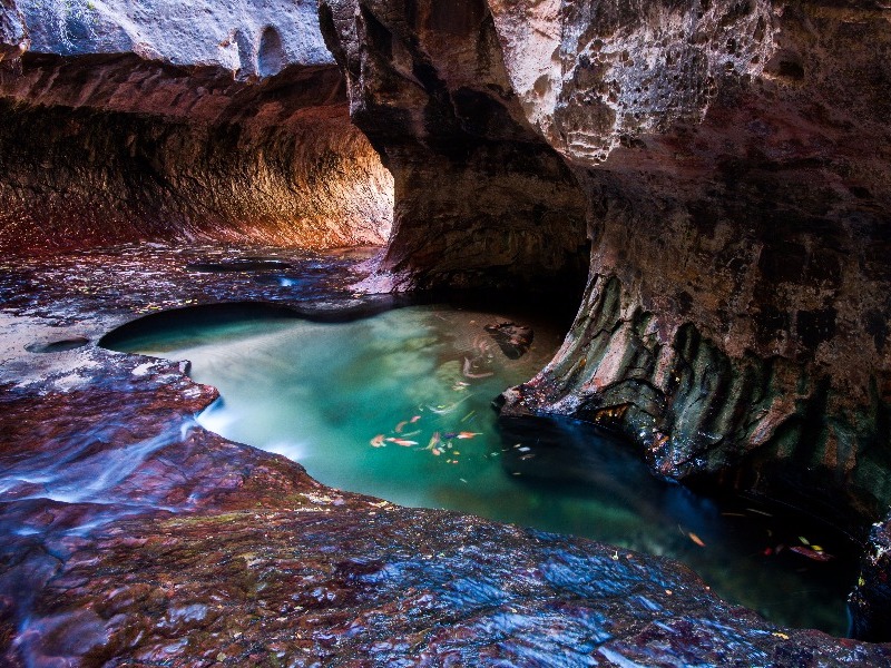 Subway Canyon Tunnel, Zion National Park