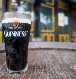 guinness beer on table at wynwood