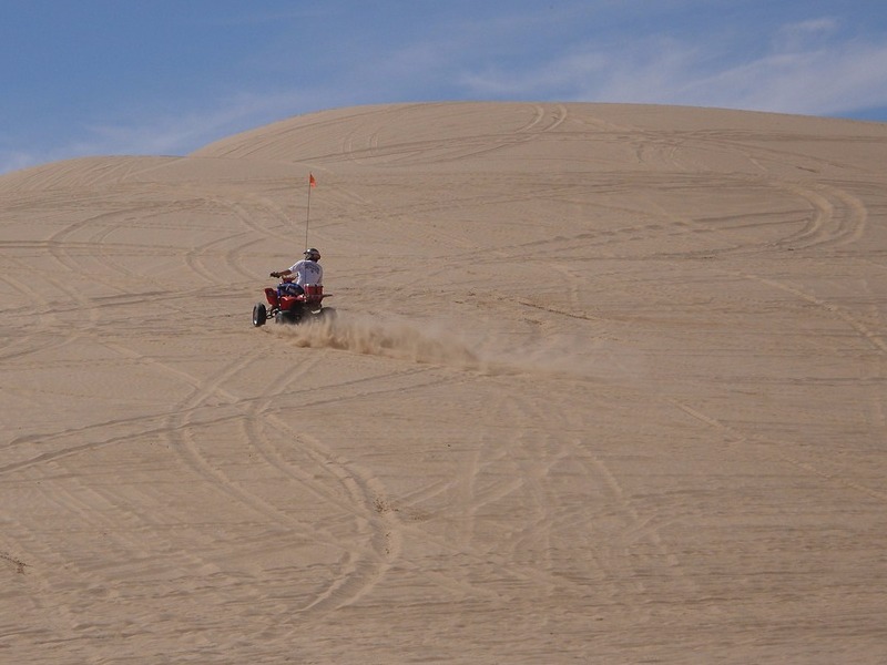 Dune buggy at the sand dunes just outside Yuma