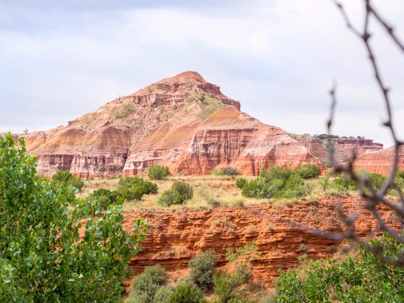 Capitol Peak in Palo Duro Canyon near Amarillo 