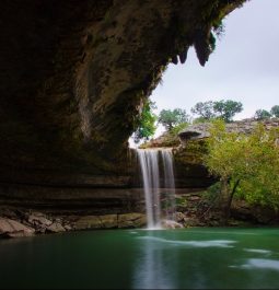 waterfall in dripping springs