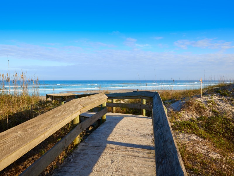 Atlantic Beach in Jacksonville East of Florida USA