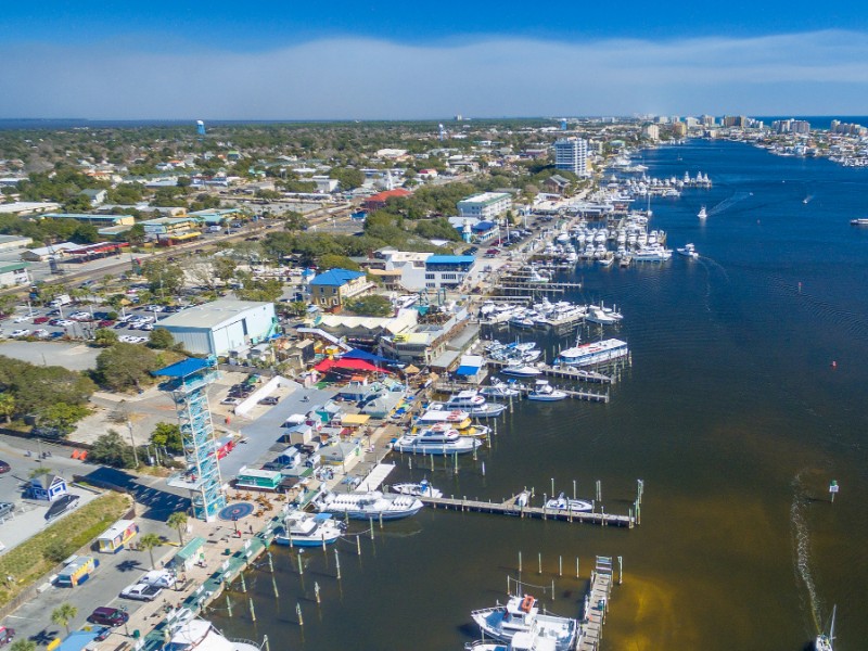 Aerial View of Destin