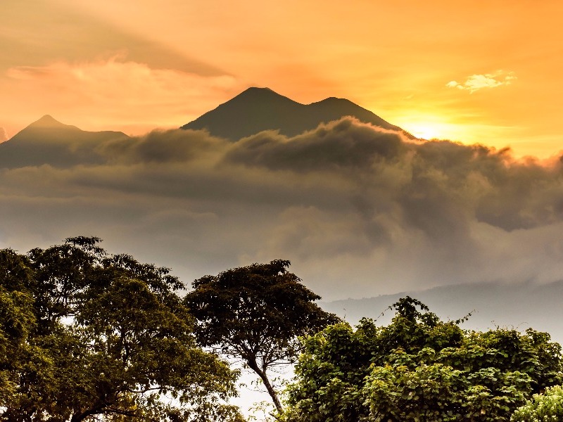 Fuego & Acatenango volcanoes, Guatemala