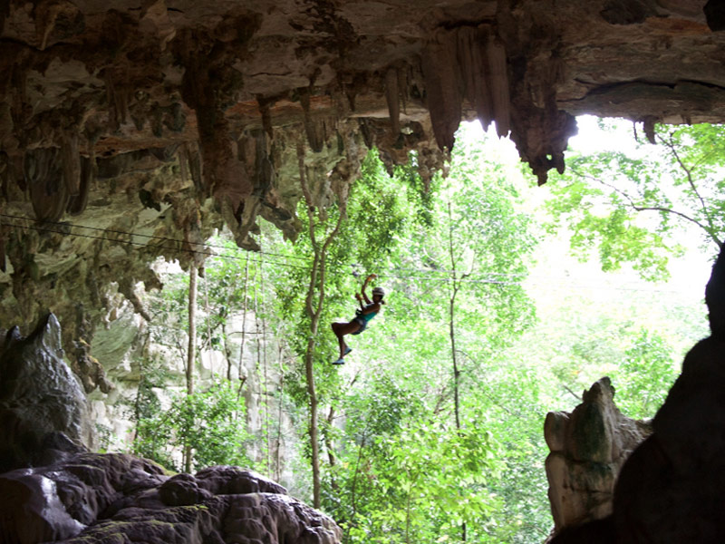 Jaguar Cave Zip Line Tour