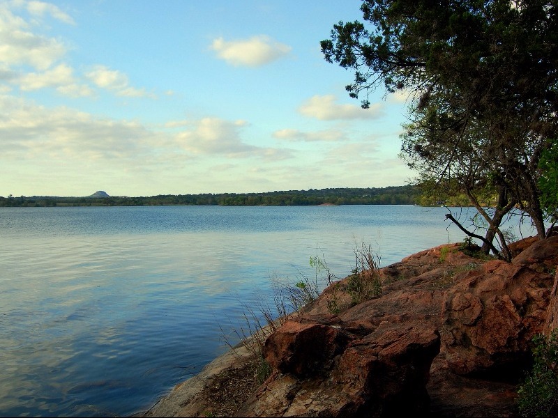 Inks Lake, part of the Highlands Lakes, Texas