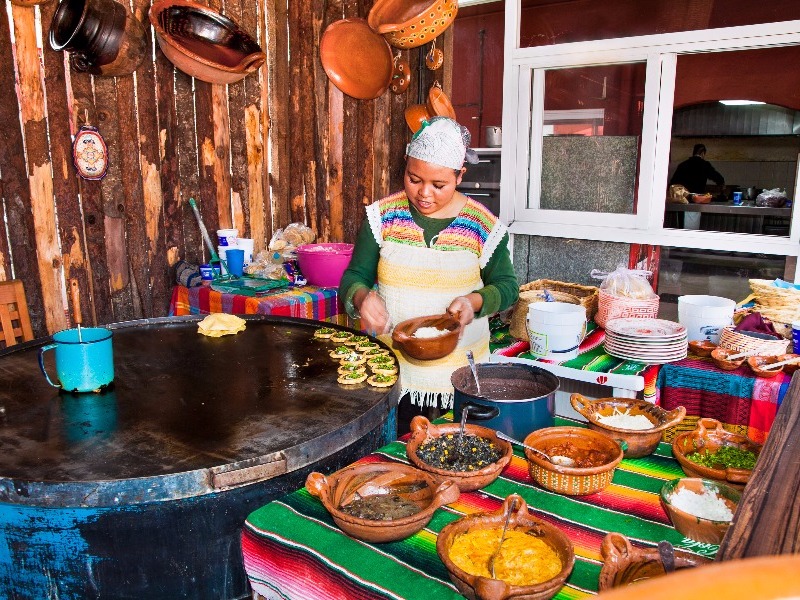 Mexican restaurant chef in Teotihuacan, Puebla, Mexico